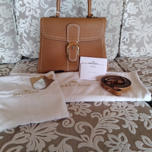 Delvaux Brilliant MM Rodeo Ivory Handbag – New, Never Used, Complete Set - Picture 1 of 8